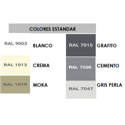 Plato color gris perla 70/80/90/100
